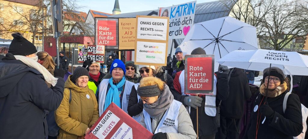 Protest gegen das Dreikönigstreffen der AfD in Osterhofen