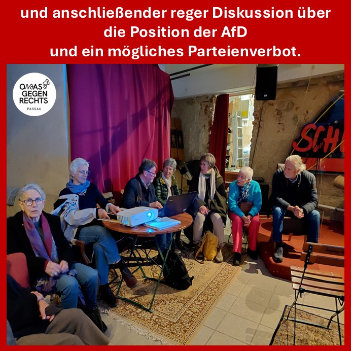 Gesprächsrunde im Anschluss