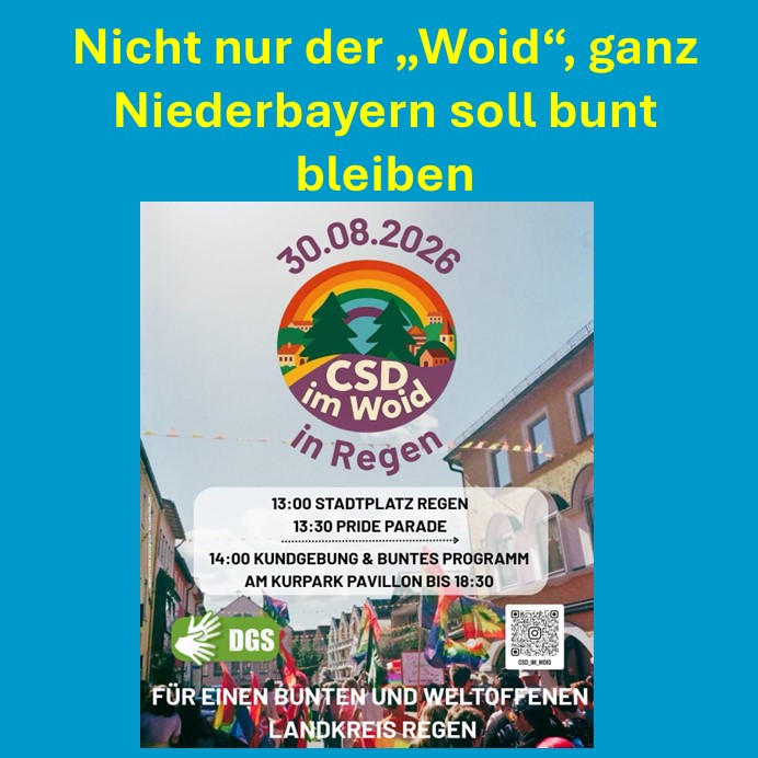 Nicht nur der Woid, ganz Niederbayern soll bunt bleiben